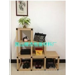 方紙管、易組裝環(huán)保鞋子展架 商超展示架 儲(chǔ)物架