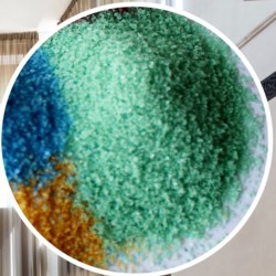 專業(yè)供應(yīng)綠色燒結(jié)彩砂，【廠家直銷】肇慶物美價(jià)廉的炫彩綠燒結(jié)彩砂