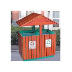 長壽鋼木垃圾箱，哪里有賣廠家批發(fā)垃圾箱