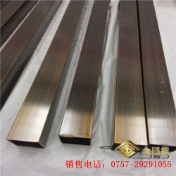 玫瑰金不銹鋼扁管5*10*0.9