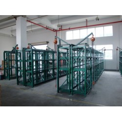 出售抽屜式模具架，標(biāo)準(zhǔn)模具架，三格四層帶天車模具架