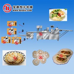 HYB-F仿手工白吉餅、潼關(guān)肉夾饃、餡餅機(jī)組