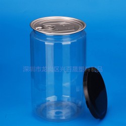 1000塑料密封瓶 PET透明食品級(jí)包裝罐 適合裝雜糧杏仁