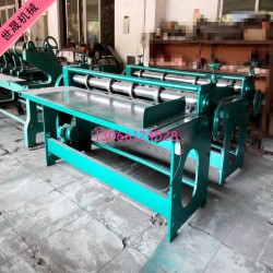 二手紙箱包裝生產(chǎn)用的分紙壓線機