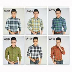 秋冬款全棉磨毛男女格子襯衫哪里好，推*來(lái)吧紡織|情侶款全棉襯衫