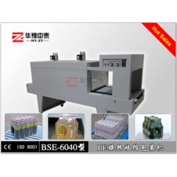 易拉罐罐頭PE膜包裝機、帶紙托熱收縮包裝機