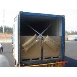 物流運(yùn)輸填充袋，海運(yùn)運(yùn)輸保護(hù)充氣袋，拖盤(pán)之間空位填充氣袋