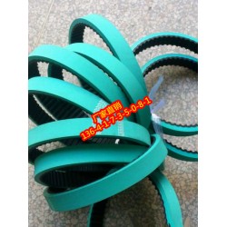 上海奕昕專業(yè)生產包裝廠240L搓膜帶，紅膠同步帶，65一條