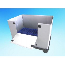 可折疊循環(huán)圍板箱，物流箱，中空板圍板箱