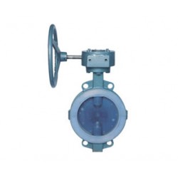 供應卡萊菲D71F4、D371F4型對夾式襯氟蝶閥