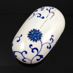 自動(dòng)噴涂配套生產(chǎn)鼠標(biāo)水轉(zhuǎn)印貼紙加工 青花紋鼠標(biāo)水貼紙定制