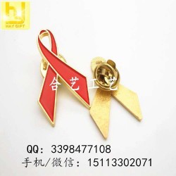 艾滋病徽章，紅絲帶徽章，愛心胸針，慈善機(jī)構(gòu)襟章