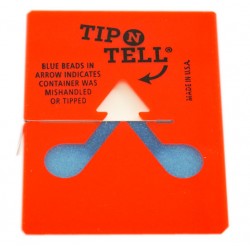 防傾斜標簽?zāi)鞠溥\輸禁止倒置標簽TIPNTELL人字形