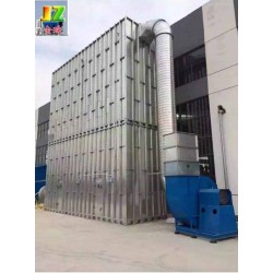 木工車(chē)間粉塵處理設(shè)備立體圖直觀展示