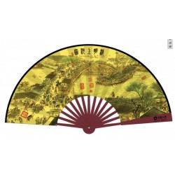 折扇定制，絹布扇子廠家，扇子價格LOGO