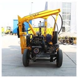 恒旺小四輪一體式打樁機(jī)