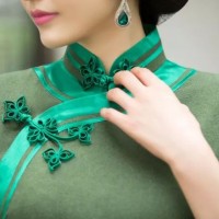 有一種極致的美麗叫旗袍，還有一種極致的精致叫盤扣