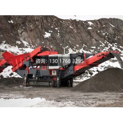 破碎石料，看環(huán)保型移動磕石機(jī)砂石場上大展身手