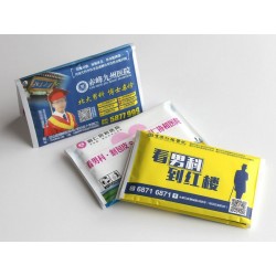 四川醫(yī)美禮品荷包紙巾，醫(yī)美宣傳促銷錢夾紙巾定制選睿龍紙品廠