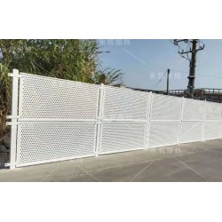 工地臨時護(hù)欄穿孔圍擋加工廠