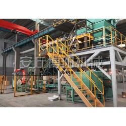 白炭黑全自動包裝稱，袋料全自動碼垛機(jī)器人