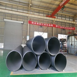 焦作濮陽hdpe鋼帶增強(qiáng)螺旋波紋管