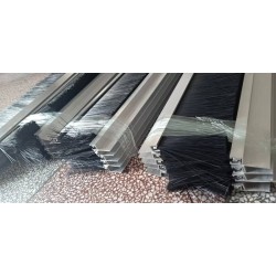 門底密封條刷 門底門縫防塵刷 機柜防塵毛刷條