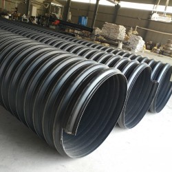 公路HDPE鋼帶增強(qiáng)聚乙烯螺旋波紋管