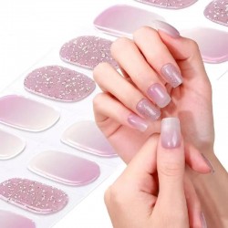 美甲貼 指甲貼用高粘壓敏膠，超高粘性，水洗不易脫落