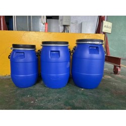 石家莊50升法蘭桶50公斤抱箍桶50l塑料桶廠家