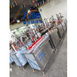 鋁罐噴霧灌裝生產(chǎn)線自動上瓶 可充氣灌裝機(jī)